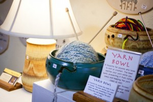 Yarn Bowl Keep your yarn ball from traveling the world while you enjoy your latest knitting project!